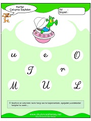 U Sesi Çalışma Sayfaları